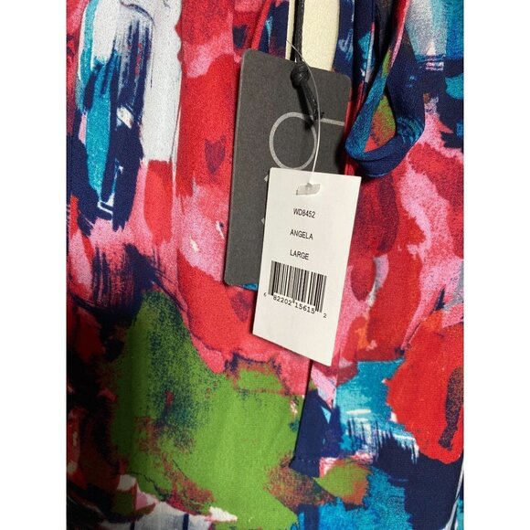 NWT Gibson X International Women's Day Flowy Floral Halter Midi Sundress L - Picture 5 of 8